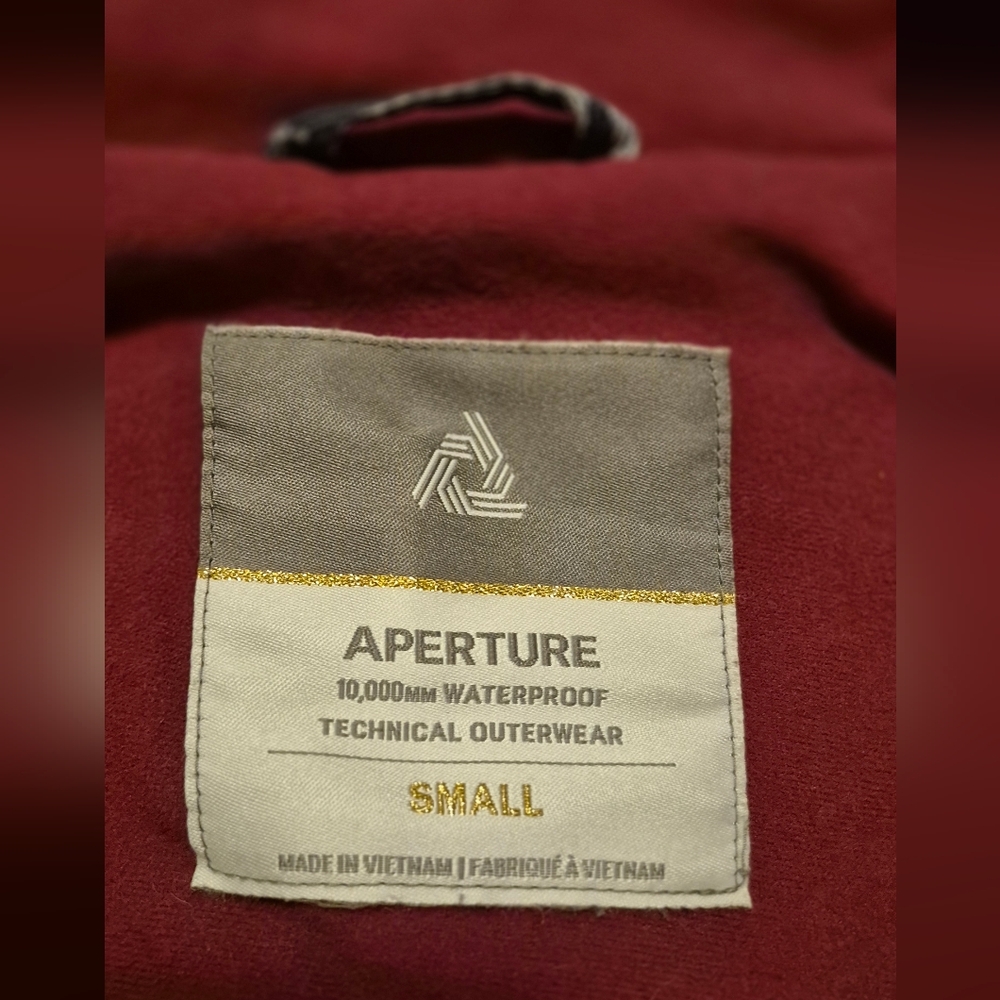 Aperture Women's Small Gray Aztec Pattern Waterproof Snowboarding Ski Jacket EUC - Picture 6 of 10
